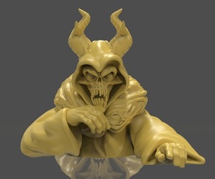 Horned King Bust Sculpt