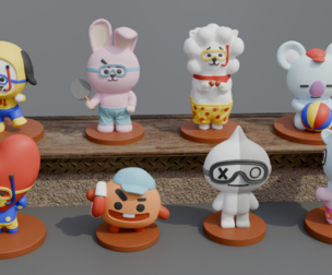 BT21 summer edition figures ready for 3D printing