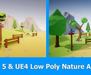 Low Poly Nature UE4 and Unity5 Assets