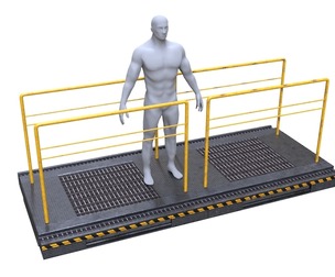 LowPoly Platform bridge ladder MODEL Element1 old