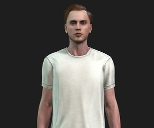 Fully Rigged Male Character  Ready for games and animations