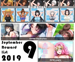 2019-09 Patreon rewards pack