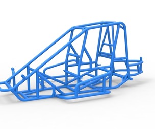 Frame of Midget car Scale 1:25