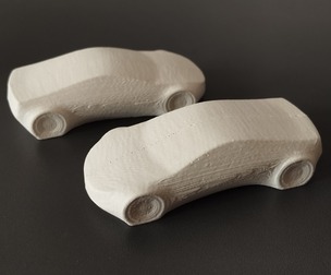 Minimalistic car casting mold