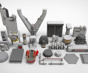 sci-fi Architecture kitbash 50