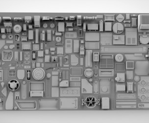 Sci fi trim sheets 4