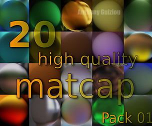 20 high quality matcap