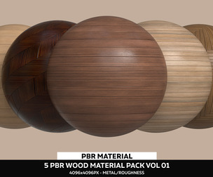 Wooden Material Pack Vol 01