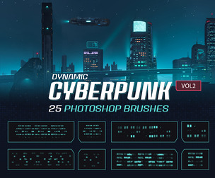 Dynamic Cyberpunk Brushes v2