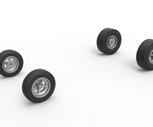 Wheel Set of Gasser Scale 1:25
