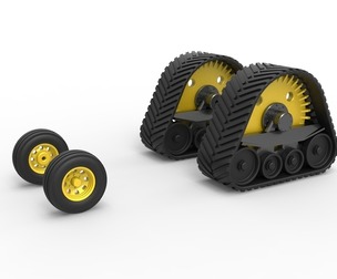 Wheel set of Pro Stock Pulling Tractor V2 Scale 1:25