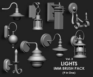 Lights IMM Brush Pack (9 in One) Vol 3