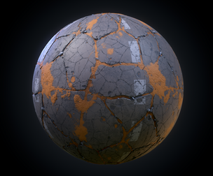 Road Crack - VOL 01 - substance designer