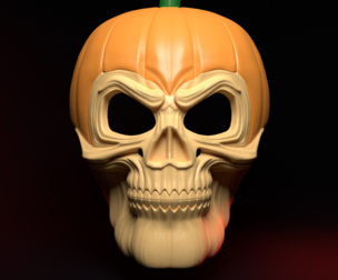 Halloween skull mask