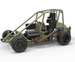 Pavement Midget car Base Scale 1:25