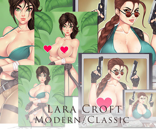 Classics and Modern Lara Croft