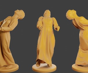 Conflict Scene Figurine Print ESFP1 003