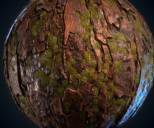 Wood Bark Material - VOL 05 - Maps - SBsar