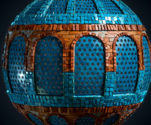 Traditional wall and window materials (Middle East) - VOL 02 - Maps - Sbsar