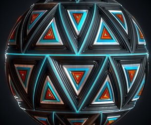 Hard Surface - VOL 06 - Maps - SBsar -sci-fi Pattern-