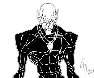 Nosferatu Photoshop Drawing Process