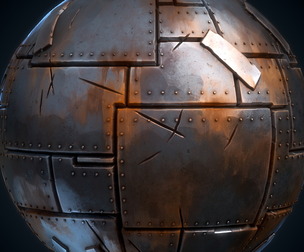 sci-fi plate - VOL 02 - Maps - SBsar - hard surface