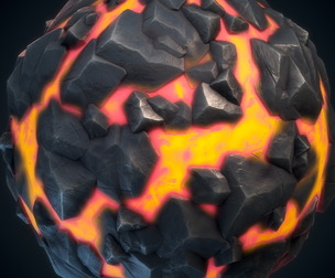 Lava Stylized - VOL 01 - Maps - Sbsar