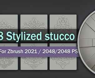 Stylized stucco