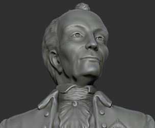 Bust Suvorov - ZBrush