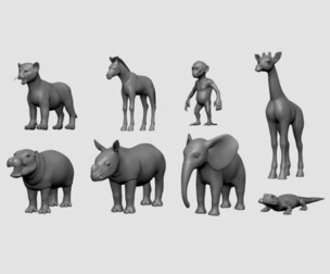 8 Wild Animal Baby