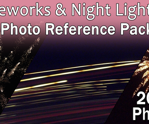 Fireworks & Night Lights Photo Reference Pack