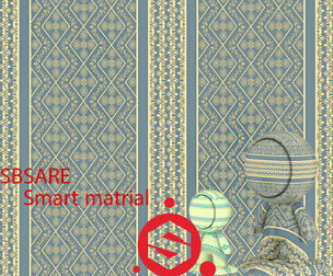 Smart material fabric