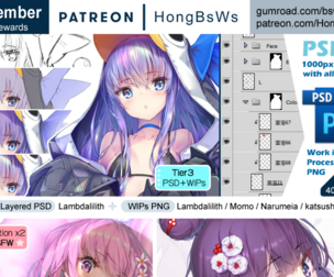 December 2019 illustration pack [Tier3/PSD]