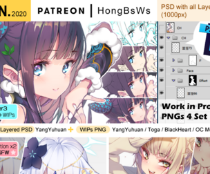 January 2020 illustration pack [Tier3/PSD]