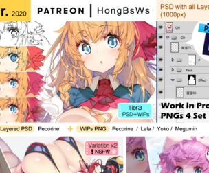 March 2020 illustration pack [Tier3/PSD]