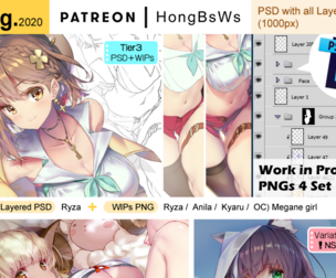 August 2020 illustration pack [Tier3/PSD]
