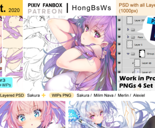 October 2020 illustration pack [Tier3/PSD]