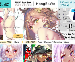 February 2021 illustration pack [Tier3/PSD]