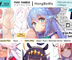 May 2021 illustration pack [Tier3/PSD]