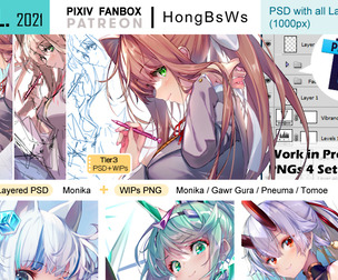 July 2021 illustration pack [Tier3/PSD]