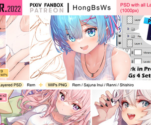 March 2022 illustration pack [Tier3/PSD]