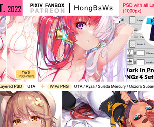 October 2022 illustration pack [Tier3/PSD]