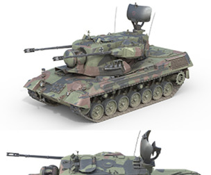 Flakpanzer Gepard 1A2 Anti Aircraft