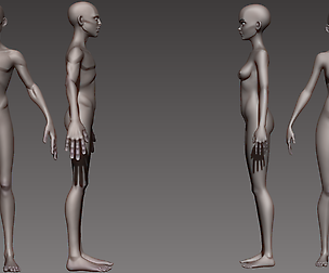 Stylized Character Pack Male and Female