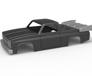 Shell of Dragster truck Scale 1:25