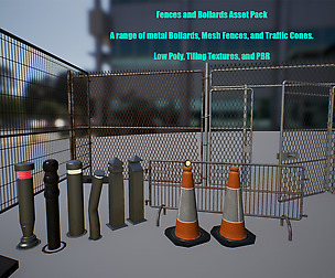 Fences and Bollards Asset Pack