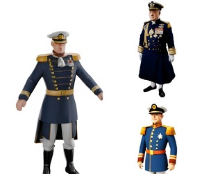 Naval Officer Figurine Collection