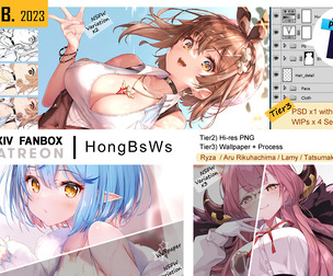 February 2023 illustration pack [Tier3/PSD]