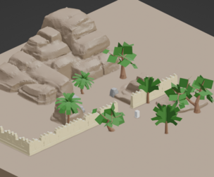 desert enivronment pack lowpoly