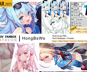 March 2023 illustration pack [Tier3/PSD]